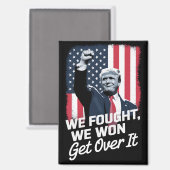 トランプ勝ち勝ち第47代大統領 マグネット (正面/裏面)