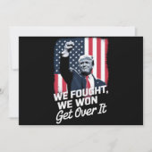 トランプ勝ち勝ち第47代大統領 招待状 (正面)