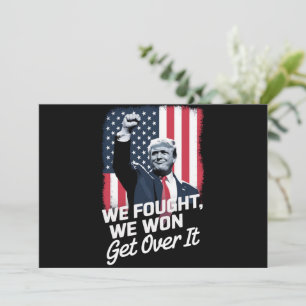 トランプ勝ち勝ち第47代大統領 招待状