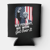 トランプ勝ち勝ち第47代大統領 缶クーラー (正面)