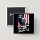 トランプ勝ち勝ち第47代大統領 缶バッジ (正面&裏面)