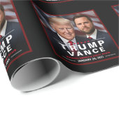 トランプ勝利の就任式の日の記念 ラッピングペーパー (ロールコーナー)