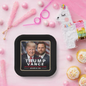 トランプ勝利の就任式の日コレクター ペーパープレート (パーティー)