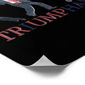 トランプ勝利ダンス就任勝利の帰還 ポスター (角)