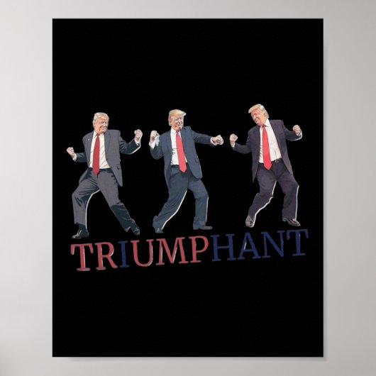 トランプ勝利ダンス 就任式 凱旋帰国 ポスター (正面)