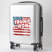 トランプ勝利2024 シール (スーツケース)