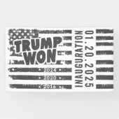 トランプ勝利2024 横断幕 (横)