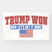 トランプ勝利 おめでとう 横断幕 (横)