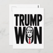 トランプ勝利 トランプ ヴァンス 選挙 大統領演説 ポストカード (正面/裏面)