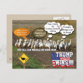トランプ勝利 ポストカード (正面/裏面)