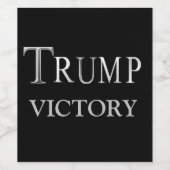 トランプ勝利 ワインラベル (シングルラベル)