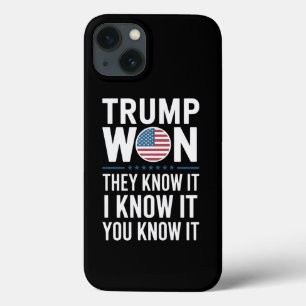 トランプ勝利 彼らは知っている 2024 第47代大統領に勝利 iPhone 13ケース