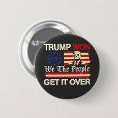 トランプ勝利 我々人民 承認済み大統領就任式 缶バッジ (正面&裏面)