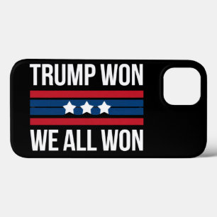トランプ勝利 私たち全員の勝利 2024 アメリカ国旗 トランプ勝つ iPhone 13ケース