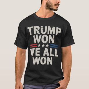 トランプ勝利 私たち全員勝利 大統領 47 アメリカ Tシャツ