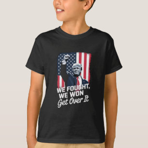トランプ勝利 諦めろ トランプ 第47代大統領 Tシャツ