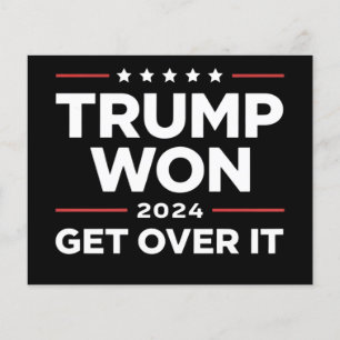 トランプ勝利 諦めろ 2024 チラシ