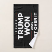 トランプ勝利 諦めろ 2024 ハンドタオル (ハンドタオル)