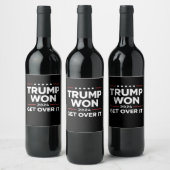 トランプ勝利 諦めろ 2024 ワインラベル (ボトル)