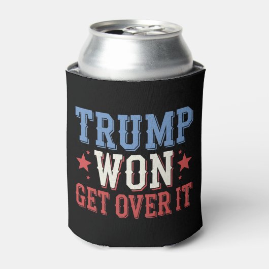 トランプ勝利 諦めろ 2024 缶クーラー (缶正面)
