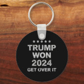 トランプ勝利 諦めろ 2025 4  キーホルダー (正面)