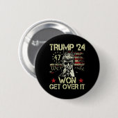 トランプ勝利 諦めろ 2025 5 缶バッジ (正面&裏面)