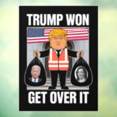 トランプ勝利 諦めろ MAGA 選挙に勝った 2024 ウィンドウサイン (シート3)
