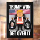 トランプ勝利 諦めろ MAGA 選挙に勝った 2024 ウィンドウサイン (シート2)