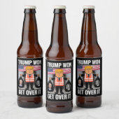 トランプ勝利 諦めろ MAGA 選挙に勝った 2024 ビールラベル (ボトル)