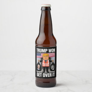 トランプ勝利 諦めろ MAGA 選挙に勝った 2024 ビールラベル