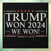 トランプ勝利 2024年 私たち勝利 47 2028年 アメリカ ウィンドウサイン (シート3)