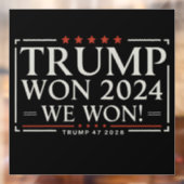 トランプ勝利 2024年 私たち勝利 47 2028年 アメリカ ウィンドウサイン (シート2)