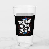 トランプ勝利 2024 大統領 第47代 ホワイトハウス タンブラーグラス (正面)