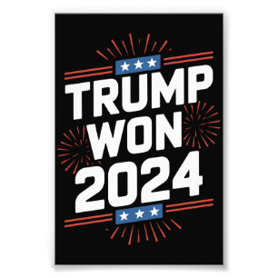 トランプ勝利 2024 大統領 第47代 ホワイトハウス フォトプリント
