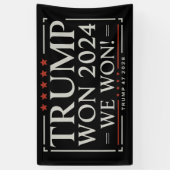 トランプ勝利 2024 私たち勝利 47 2028 アメリカ 横断幕 (縦)