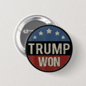 トランプ勝利 2024 諦めろ 愛国 トランプ支持者 47 缶バッジ (正面&裏面)