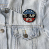 トランプ勝利 2024 諦めろ 愛国 トランプ支持者 47 缶バッジ (インサイチュ)