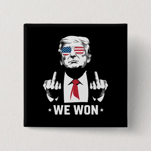 トランプ勝利 47代大統領就任式 缶バッジ (正面)