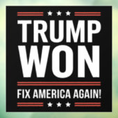 トランプ勝利 MAGA トランプ勝者 2024 アメリカ再建 ウィンドウサイン (シート3)