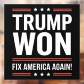 トランプ勝利 MAGA トランプ勝者 2024 アメリカ再建 ウィンドウサイン (シート2)