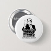 トランプ勝者 おもしろい 七面鳥 ディナー 感謝祭 缶バッジ (正面&裏面)