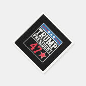 トランプ勝2024年選挙トランプ勝2024年 スタンダードカクテルナプキン (角)