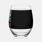 トランプ勝2024年選挙トランプ勝2024年 ステムなしワイングラス (右)