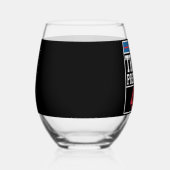 トランプ勝2024年選挙トランプ勝2024年 ステムなしワイングラス (左)