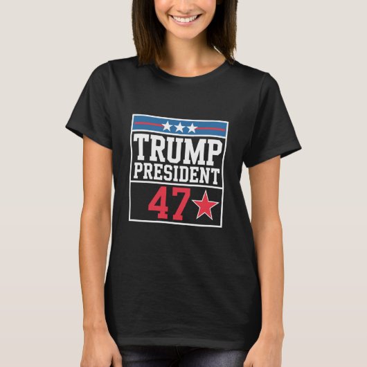 トランプ勝2024年選挙トランプ勝2024年 Tシャツ (正面)