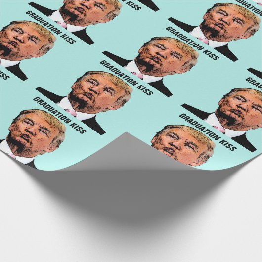 トランプ卒業キス ラッピングペーパー (角)