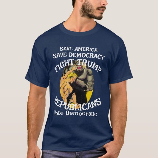 トランプ反ファシスト Tシャツ (正面)