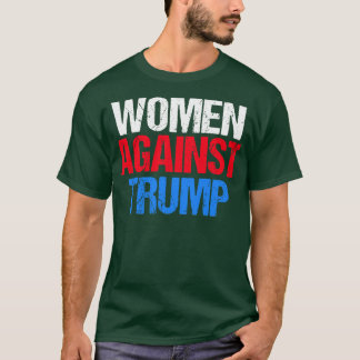 トランプ反対の女性 Tシャツ