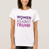 トランプ反対の女性 Tシャツ (正面)
