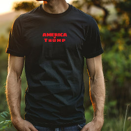 トランプ反対グッズ 赤 Tシャツ